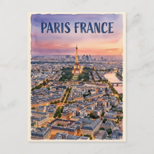 Paris Frankreich Reise  Postkarte