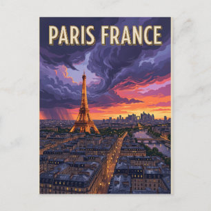 Paris Frankreich Reise Postkarte