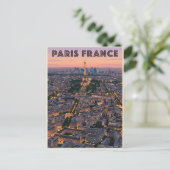 Paris Frankreich Reise Postkarte (Stehend Vorderseite)
