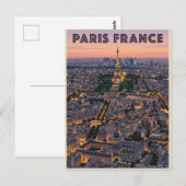 Paris Frankreich Reise Postkarte (Vorne/Hinten)