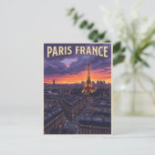 Paris Frankreich Reise  Postkarte (Stehend Vorderseite)