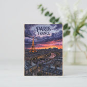 Paris Frankreich Reise  Postkarte (Stehend Vorderseite)