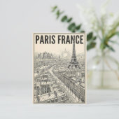 Paris Frankreich Reise  Postkarte (Stehend Vorderseite)
