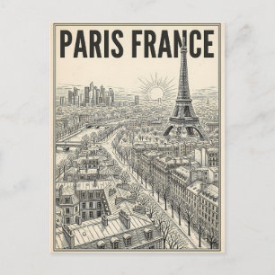 Paris Frankreich Reise  Postkarte