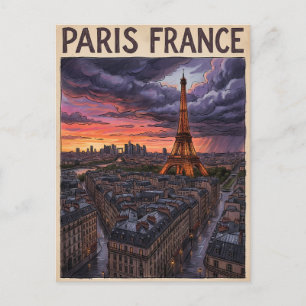 Paris Frankreich Reise Postkarte