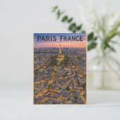 Paris Frankreich Reise Postkarte (Stehend Vorderseite)
