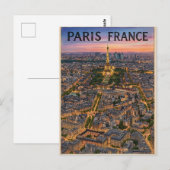 Paris Frankreich Reise Postkarte (Vorne/Hinten)