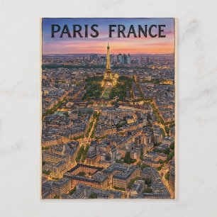 Paris Frankreich Reise Postkarte