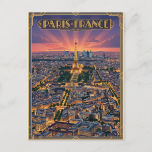 Paris Frankreich Reise  Postkarte