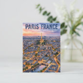 Paris Frankreich Reise Postkarte (Stehend Vorderseite)