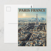 Paris Frankreich Reise  Postkarte (Vorne/Hinten)