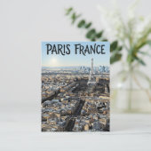 Paris Frankreich Reise  Postkarte (Stehend Vorderseite)