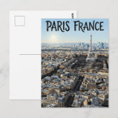 Paris Frankreich Reise  Postkarte (Vorne/Hinten)