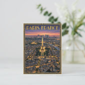 Paris Frankreich Reise Postkarte (Stehend Vorderseite)