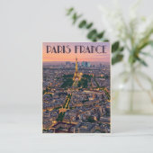 Paris Frankreich Reise Postkarte (Stehend Vorderseite)