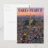 Paris Frankreich Reise Postkarte (Vorne/Hinten)