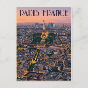 Paris Frankreich Reise  Postkarte