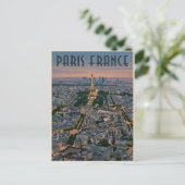 Paris Frankreich Reise Postkarte (Stehend Vorderseite)