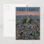 Paris Frankreich Reise Postkarte (Vorne/Hinten)
