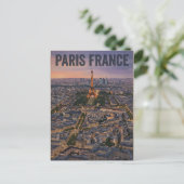 Paris Frankreich Reise  Postkarte (Stehend Vorderseite)
