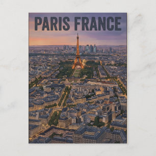 Paris Frankreich Reise Postkarte
