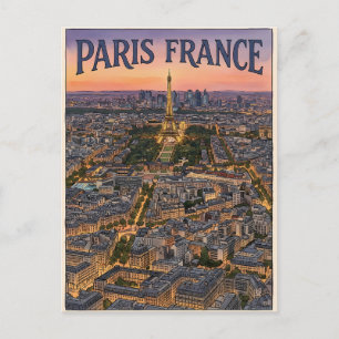 Paris Frankreich Reise  Postkarte