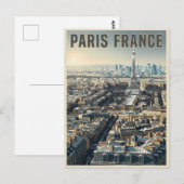Paris Frankreich Reise Postkarte (Vorne/Hinten)