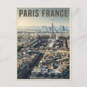 Paris Frankreich Reise  Postkarte