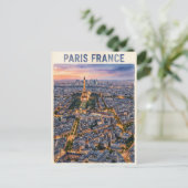 Paris Frankreich Reise Postkarte (Stehend Vorderseite)