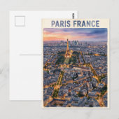 Paris Frankreich Reise Postkarte (Vorne/Hinten)