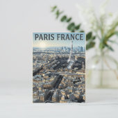 Paris Frankreich Reise Postkarte (Stehend Vorderseite)