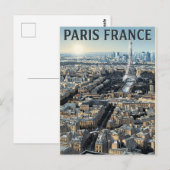 Paris Frankreich Reise Postkarte (Vorne/Hinten)