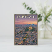 Paris Frankreich Reise Postkarte (Stehend Vorderseite)
