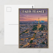 Paris Frankreich Reise Postkarte (Vorne/Hinten)
