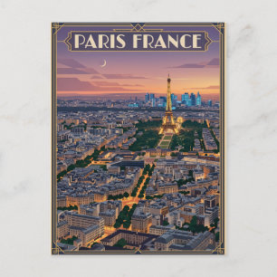 Paris Frankreich Reise  Postkarte