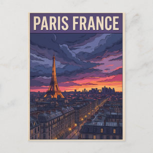 Paris Frankreich Reise  Postkarte