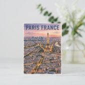 Paris Frankreich Reise Postkarte (Stehend Vorderseite)
