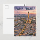 Paris Frankreich Reise Postkarte (Vorne/Hinten)