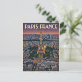 Paris Frankreich Reise Postkarte (Stehend Vorderseite)