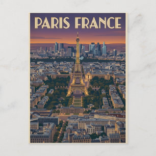 Paris Frankreich Reise  Postkarte