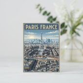 Paris Frankreich Reise  Postkarte (Stehend Vorderseite)