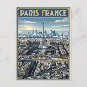 Paris Frankreich Reise Postkarte