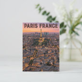 Paris Frankreich Reise Postkarte (Stehend Vorderseite)