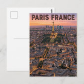 Paris Frankreich Reise Postkarte (Vorne/Hinten)