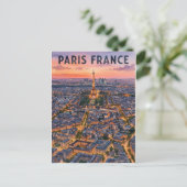 Paris Frankreich Reise Postkarte (Stehend Vorderseite)