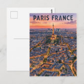 Paris Frankreich Reise Postkarte (Vorne/Hinten)