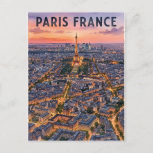 Paris Frankreich Reise  Postkarte