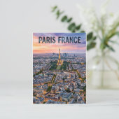 Paris Frankreich Reise  Postkarte (Stehend Vorderseite)