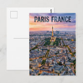 Paris Frankreich Reise  Postkarte (Vorne/Hinten)