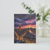 Paris Frankreich Reise Postkarte (Stehend Vorderseite)
